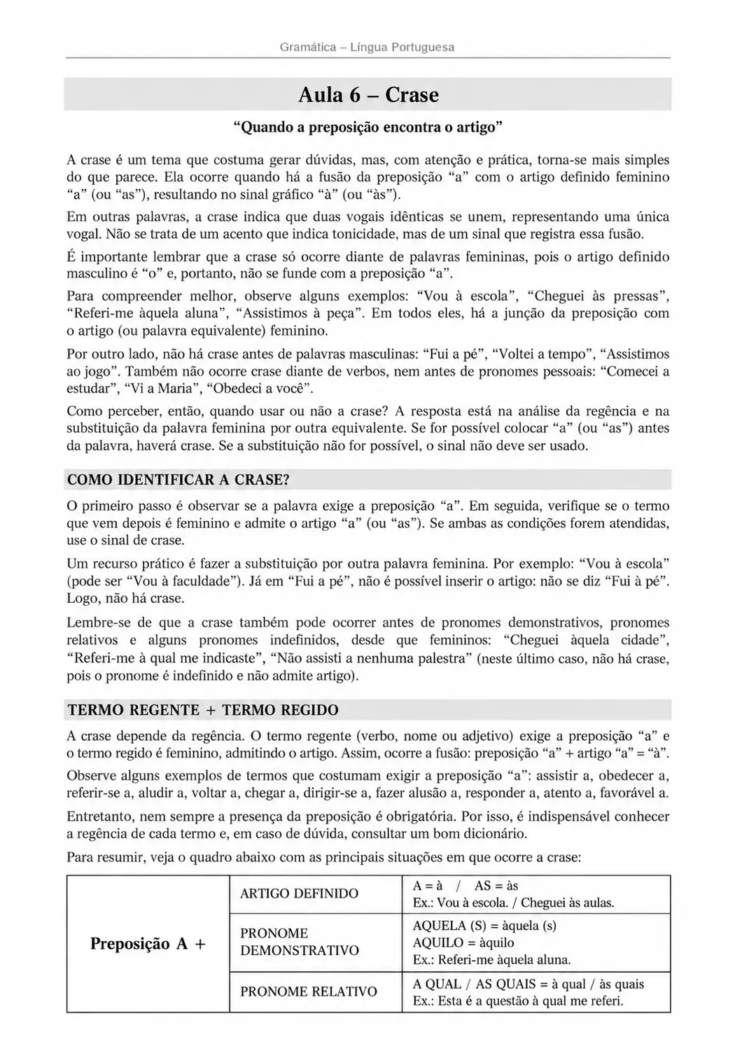 Página de apostila tradicional densa e cansativa