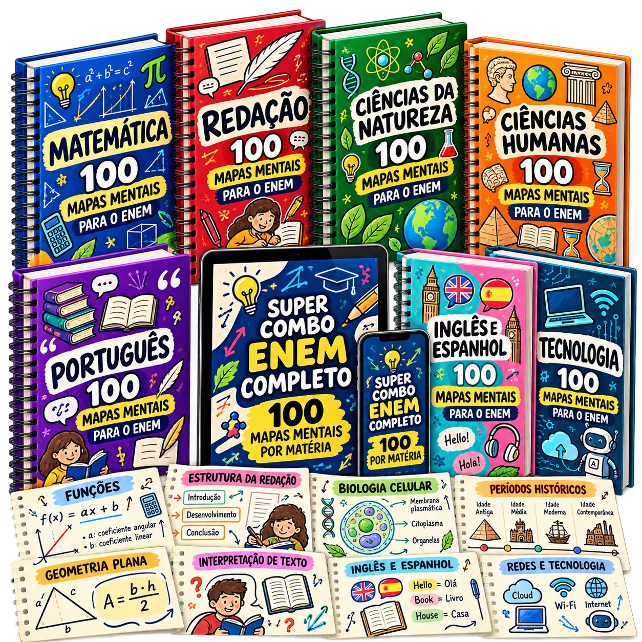 Acervo Completo ENEM 7 em 1