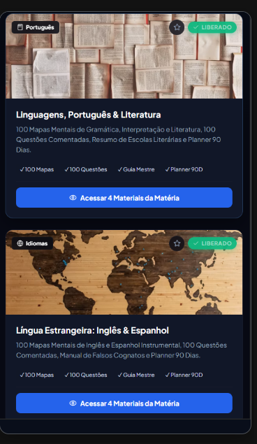 Módulos de Linguagens e Idiomas