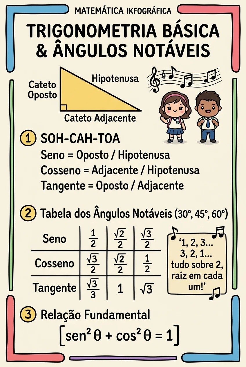 Trigonometria Básica & Ângulos Notáveis
