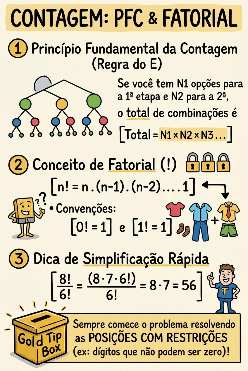 Contagem: PFC & Fatorial